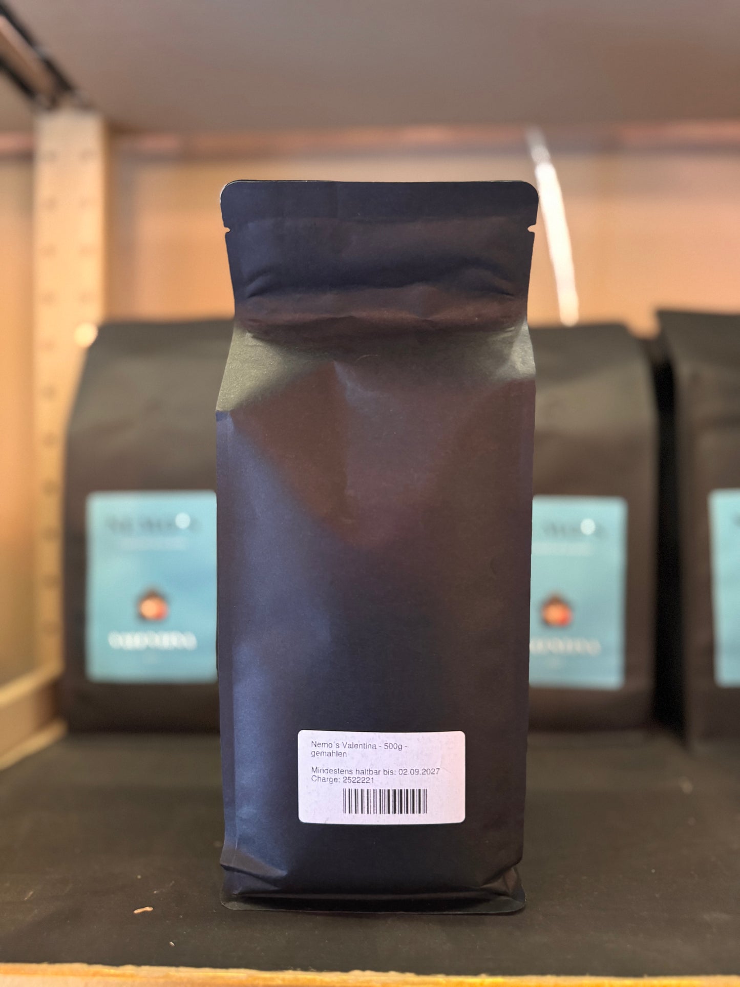 Valentina 500g, gemahlen, 100% Robusta, Intensität sehr kräftig - nemoskaffeeservice