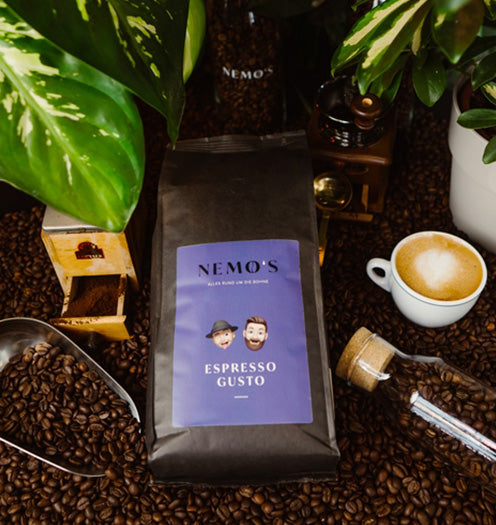 Espresso Gusto 1000g, 60% Robusta 40% Arabica, Intensität kräftig