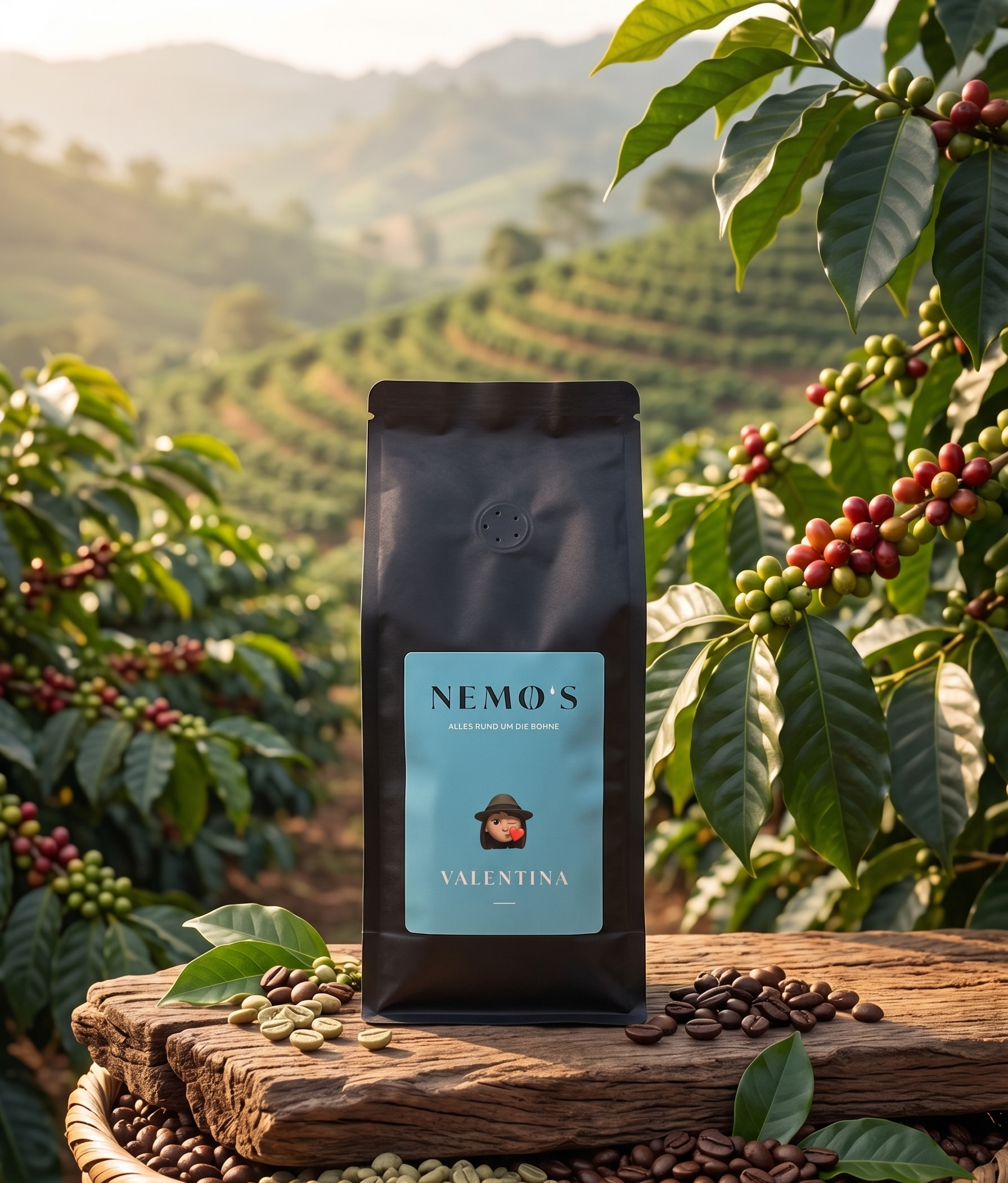 Valentina 500g, gemahlen, 100% Robusta, Intensität sehr kräftig - nemoskaffeeservice