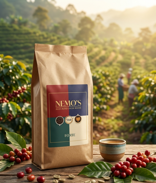 Espresso Forte 1000g, 100% Robusta, Intensität sehr kräftig
