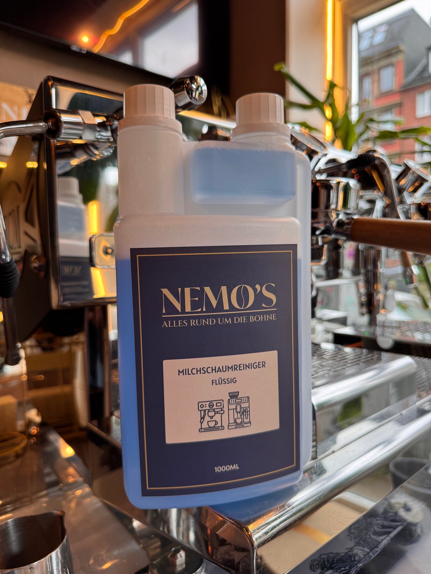 Saurer Milchschaumreiniger 1000 ml – Teil des Rundum-Pflegepakets