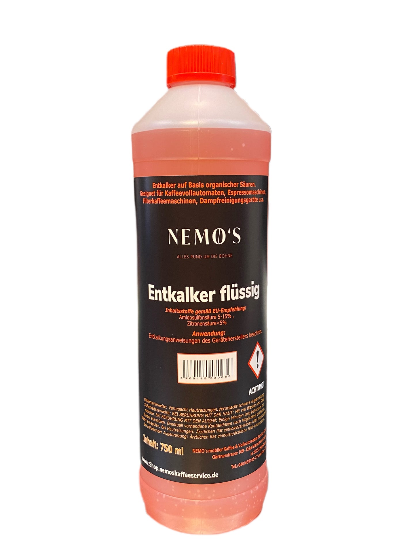 Entkalker flüssig NEMO´S - nemoskaffeeservice