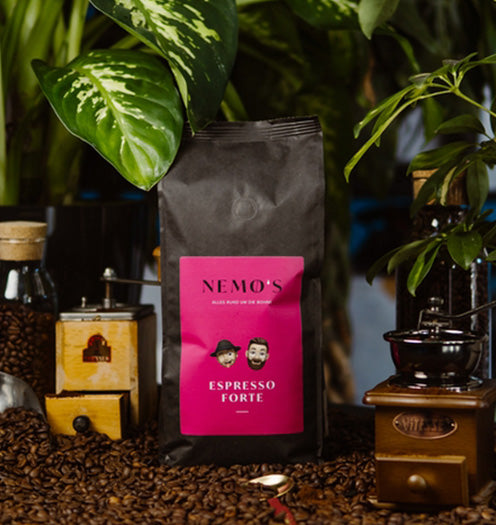 Espresso Forte 1000g, 100% Robusta, Intensität sehr kräftig - nemoskaffeeservice